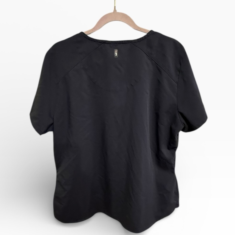 BUNDLE: Grey's Anatomy Women’s Scrub Tops in Olive, Charcoal and Burgundy - XL - Picture 7 of 10